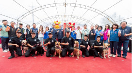 桃園警犬隊辦公廳舍動土　張善政：打造專業訓練基地強化治安量能