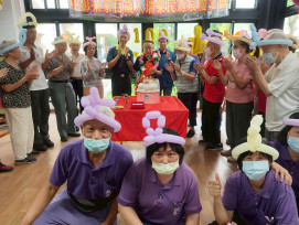 百歲榮民孟昭龍紀壽 中彰榮家歡喜慶生
