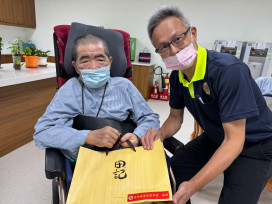 傳遞溫馨關懷 雲林榮服處端午前慰問住院榮民