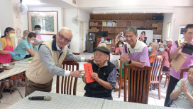 輔導會陳進廣與彰化榮家住民歡度端節 粽葉飄香溫情滿溢