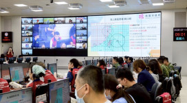 巴威颱風第二次工作會議　張善政：颱風影響持續　嚴守防災應變、即時處置災情