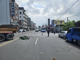 鳳山曳引車左轉奪命　重機騎士送醫不治駕駛涉雙罪送辦