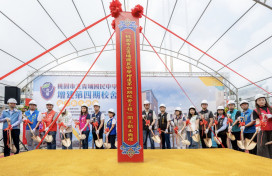 青埔國中增建第四期校舍工程開工　張善政：持續擴充教育量能滿足就學需求