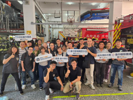 台中消防攜手台鐵強化防災應變　台鐵台中站長王河傑加入T-CERT  化身救災尖兵
