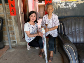 金門榮服處落實暖心服務 攜手榮欣志工關懷年長榮民
