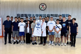 球場拚戰更要顧健康！高雄全家海神球員赴高醫岡山醫院健檢