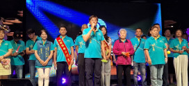 桃園賜安府盛大慶祝包青天聖誕　賜安福愛心協會攜里長發普渡物資關懷弱勢