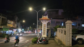 金門雙色溫路燈試辦見成效 夜間受傷事故降4成 