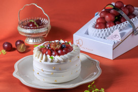 紅寶石葡萄Ruby Roman化身精品甜點：JR東日本大飯店台北限量推出「浪漫紅寶石」蛋糕