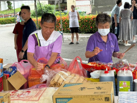 彰化榮家中元祭祀 祈求住民員工平安順遂