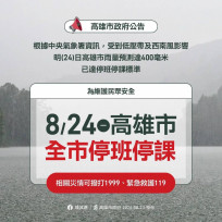 豪雨影響高雄停班停課　高雄市區監理所：車輛定檢、考照期限一次看