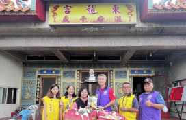 吉安東龍宮傳愛  攜手榮服處送暖榮民眷