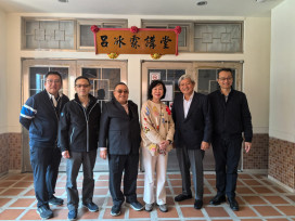 新加坡金門會館僑領接力捐資金大  助講堂設施升級