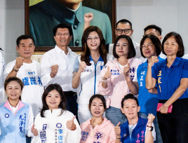 國民黨行動中常會移師台南　鄭麗文力挺謝龍介喊「翻轉大台南」