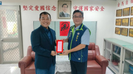 欣湖天然氣許績陵攜企業跨海關懷金門榮民眷