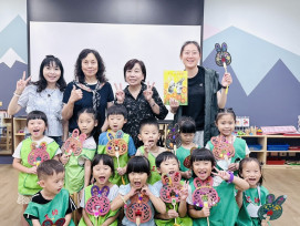 小茉莉故事走入幼園  金門家扶與孩童共讀共玩學相處