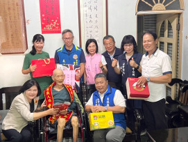 百歲榮民紀壽 雲林縣府攜手榮服處慶生暨重陽敬老