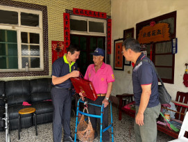 薔琵颱來襲不鬆懈！彰化榮服處加強關懷守護榮民眷平安