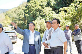 擺脫孤島困境！中央核定2.6億重建司馬庫斯二號橋 楊文科縣長赴現場緊盯復建期程