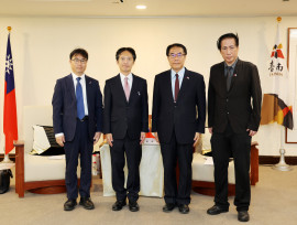 日台交流協會高雄事務所新任所長拜會黃偉哲　盼深化台南日交流