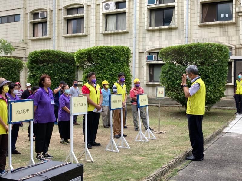 中彰榮家上半年自衛消防編組演練 提升榮家防災意識