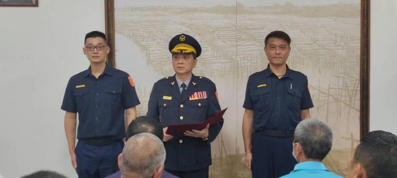 佳里警中鹽派所新任所長布達 分局長期勉讓民眾有感