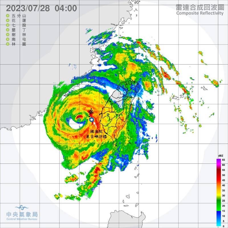 國海院佈設海氣象資料浮標於杜蘇芮颱風期間測得驚天狂浪