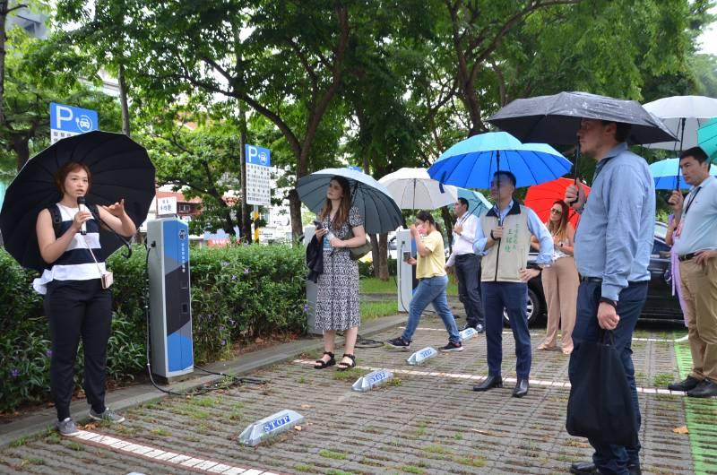 歐洲復興開發銀行及其會員國參訪臺南智慧停車及綠能運具推動成果