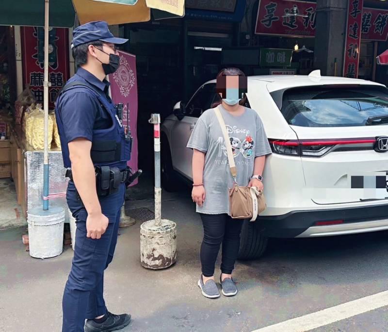 婦人遺失愛車好心急　警察夫妻檔速助尋回