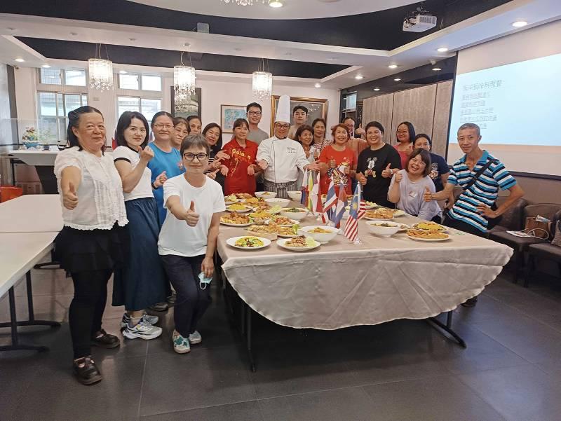 新北國際飲食校廚教學營-首納團膳廠商  學生餐桌上學習異國飲食文化