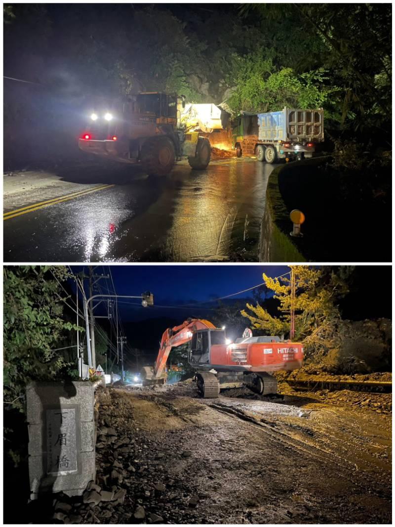 中市建設局救災團隊持續加派  連夜救災為南投重建點亮希望