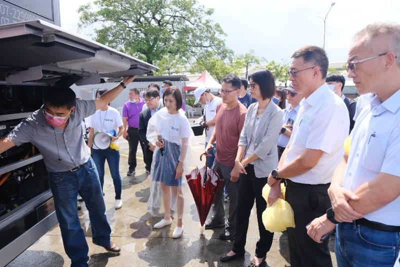 電動公車防災演練！交通局及消防局聯合3家電動車參與