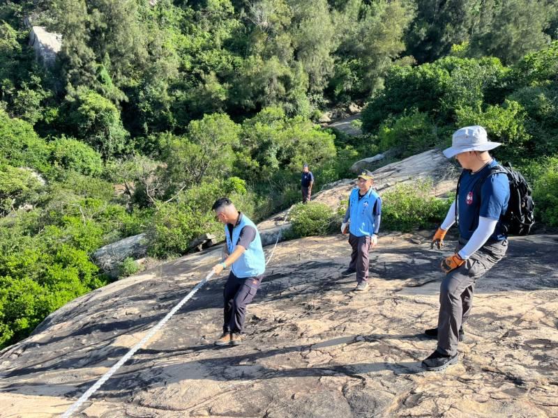 深化太武山救援整備 金門消提供民眾安全登山之旅