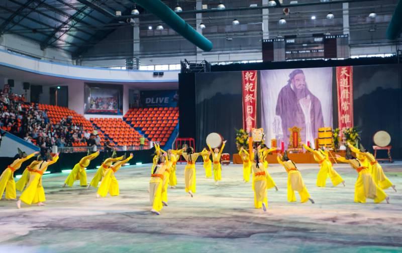 新北「多元藝術祭孔大典」 結合古禮及聲、光、舞、影的盛宴