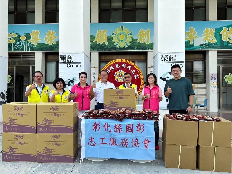 國彰志工隊秋節慰問中彰榮家 關懷榮家住民