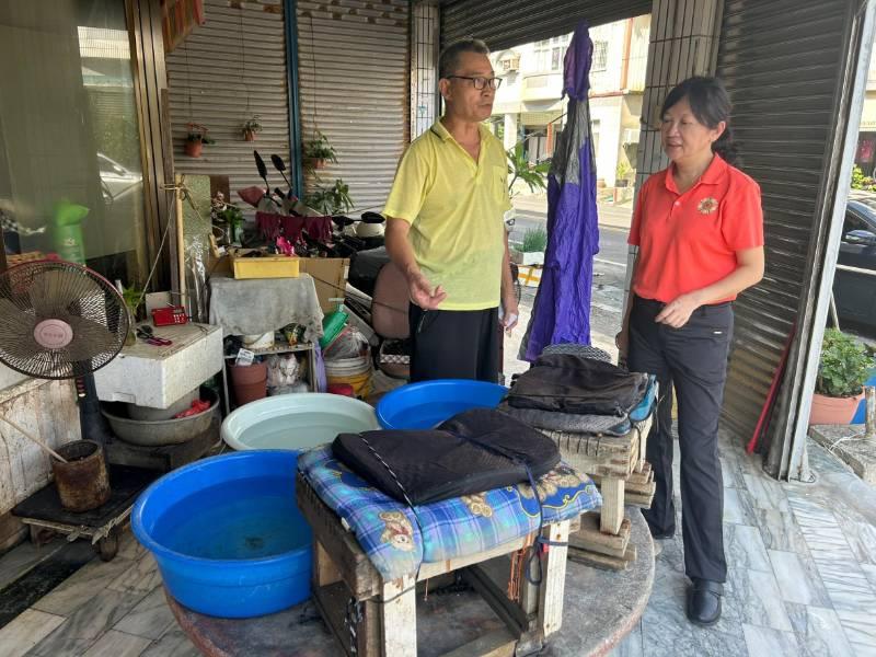 豪雨致災 嘉義榮服處關懷臨海榮民眷