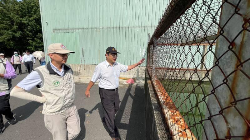 羅一鈞視察華醫全運會賽場 感謝學校場地出借 對校園登革熱防治給予肯定