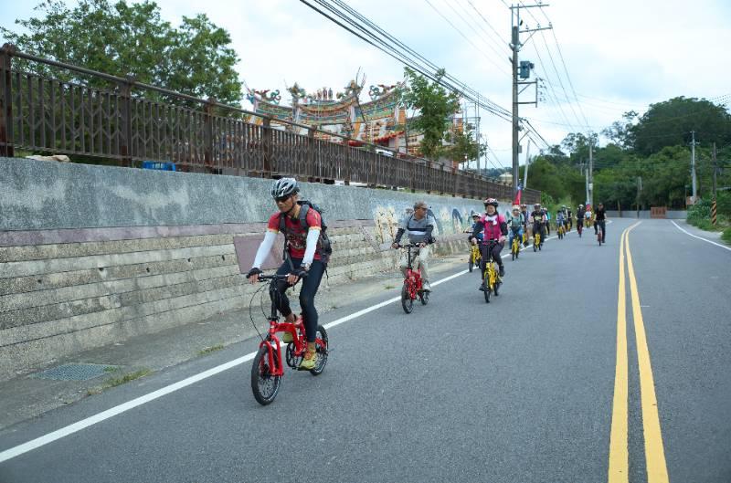 低碳旅遊走訪農村社區 騎太平洋寶車遊新竹寶山