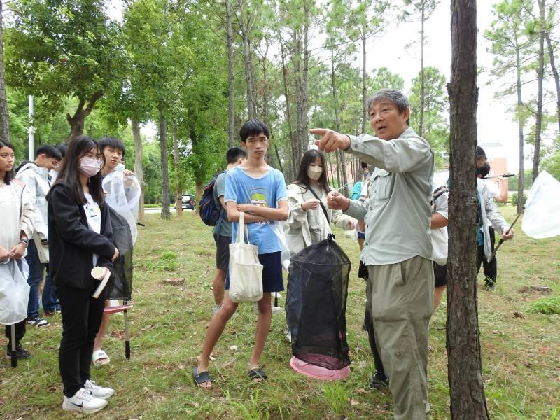 金門大學浯洲書院環教 校園昆蟲採集