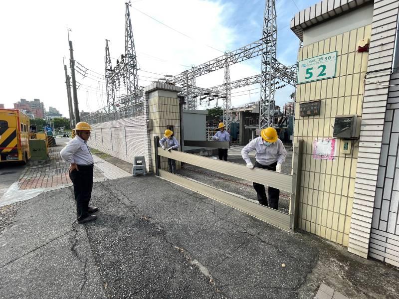 中颱小犬逼近  台電高雄區處全力戒備防颱