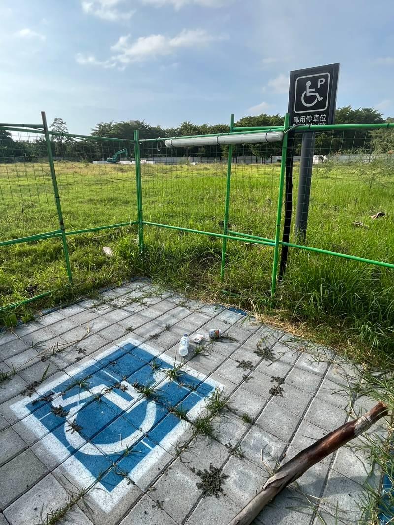 水萍塭停車場工地雜亂 林美燕要求市府開罰防疫