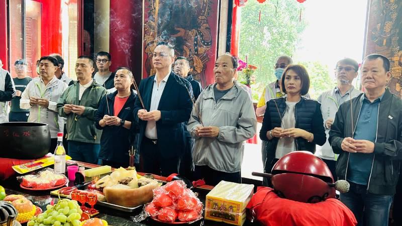 美濃水德宮三山國王神尊開光祭祀典禮    立委邱議瑩蒞臨參拜