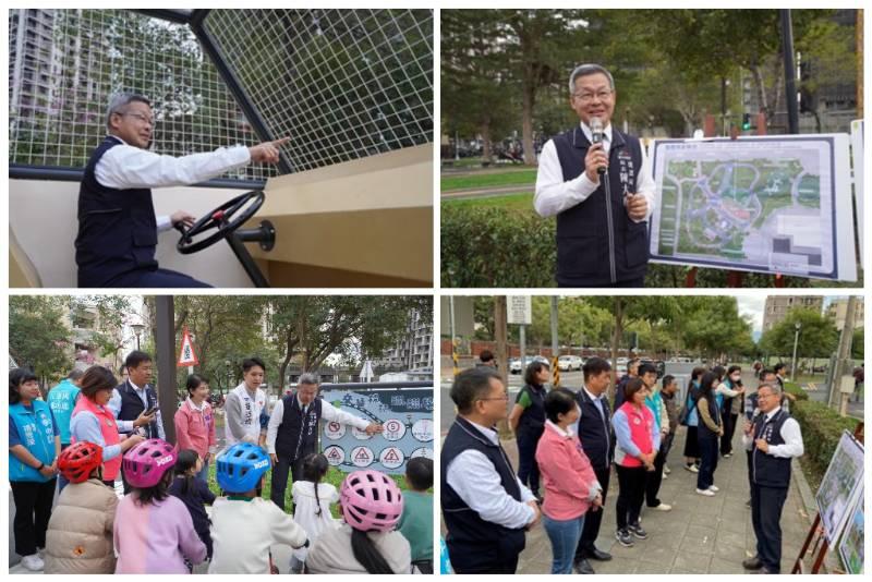 台中「首座兒童交通主題」公園啟用！ 親子湧入東區泉源公園學習交通知識 