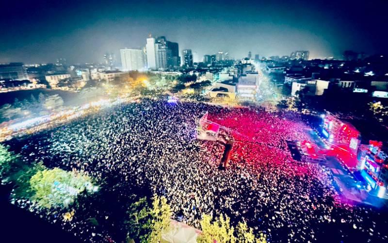 台南跨年發燒影片全台第一 五堅情壓軸再創觀看高峰 許願明年還要來台南