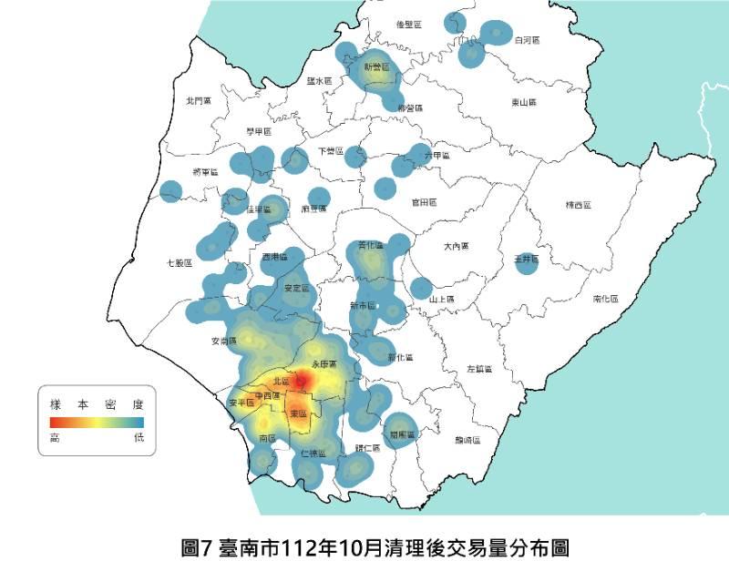 臺南市住宅價格指數112年10月住宅價格指數微幅上升0.56%，交易量回溫。