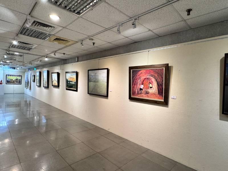 浯景懷鄉-楊佳廣蛋彩創作展 畫說湖峰繪本作者開展