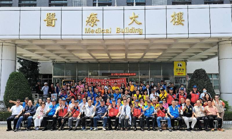 空軍官校臺南校友會參訪退輔會永康區醫養服務照顧合一園區 榮服處簡報實況