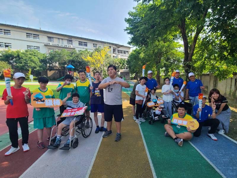 113年全國身心障礙國民運動會聖火傳遞抵達臺南 體育局喜迎聖火