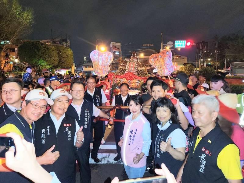 台中樂成宮「旱溪媽祖」遶境十八庄圓滿成功   民政局長吳世瑋恭迎安座