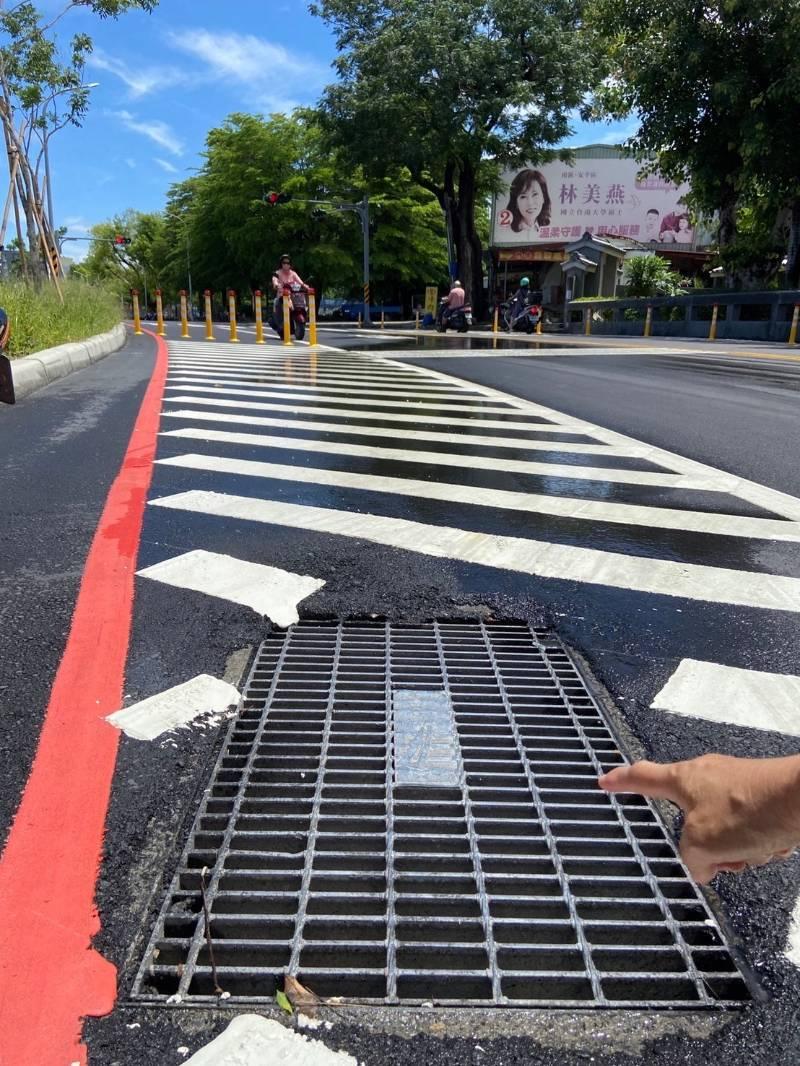 竹溪道路多人摔傷 林美燕：路面設施缺失急需改善